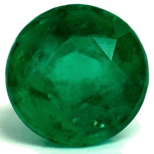 0.48 carat GREEN Round Smaragdas (1)