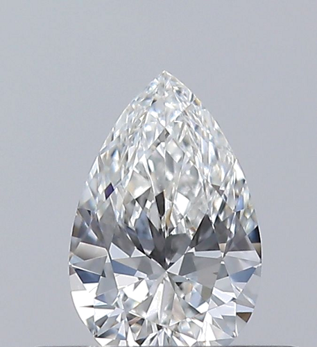 0.3 carat G-VVS2 Natūralus Pear Deimantas (1)