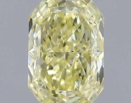 0.58 carat Fancy Yellow-VVS1 Natūralus Radiant Deimantas (1)