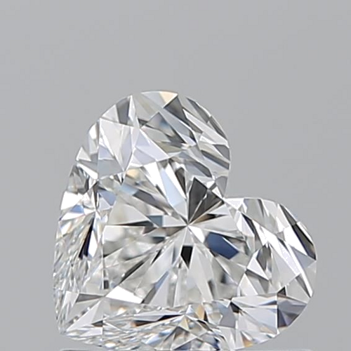 1.01 carat G-VVS2 Natūralus Heart Deimantas (1)
