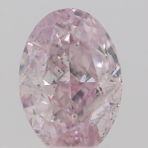 0.2 carat Fancy Light  Pink-SI2 Natūralus Oval Deimantas (1)
