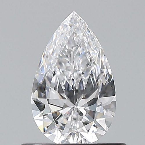0.55 carat D-VS2 Natūralus Pear Deimantas (1)