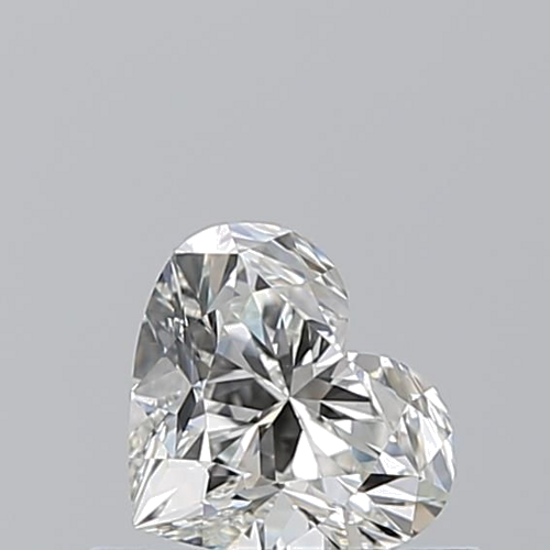 0.55 carat I-VVS2 Natūralus Heart Deimantas (1)