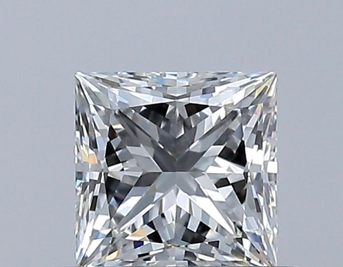 0.53 carat H-VVS1 Natūralus Princess Deimantas (1)