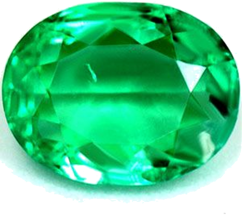 0.44 carat GREEN Oval Smaragdas (1)