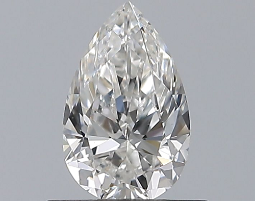 0.59 carat F-VS2 Natūralus Pear Deimantas (1)