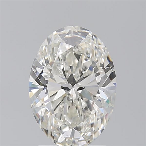 2.5 carat H-SI2 Natūralus Oval Deimantas (1)