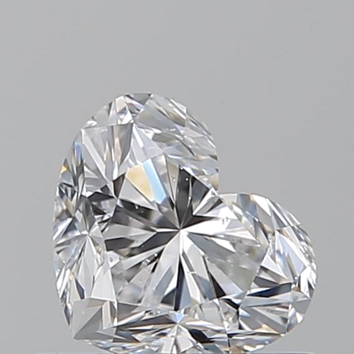 0.7 carat D-SI2 Natūralus Heart Deimantas (1)