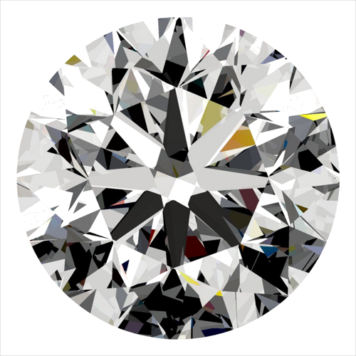 0.4 carat F-VS1 Very Good cut Natūralus Round Deimantas (1)