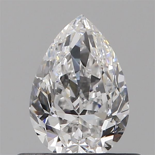 0.5 carat D-VS1 Natūralus Pear Deimantas (1)