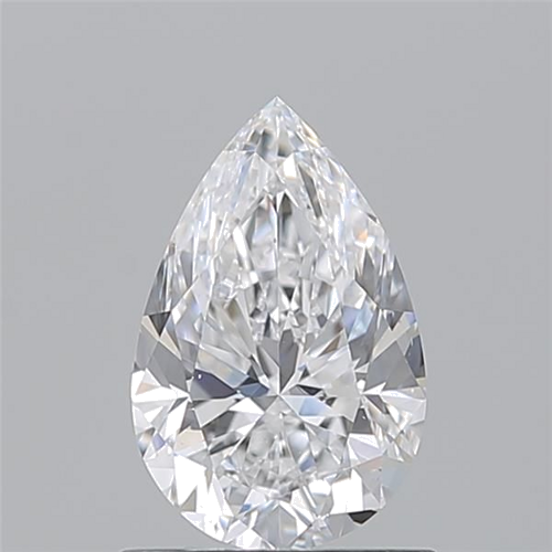 1.0 carat D-VS2 Natūralus Pear Deimantas (1)