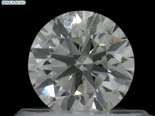 0.5 carat J-SI2 Very Good cut Natūralus Round Deimantas (1)