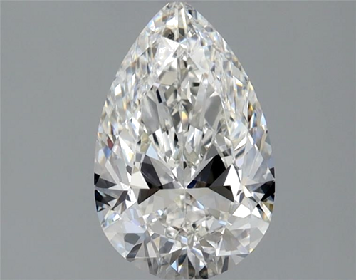 1.3 carat H-VS1 Natūralus Pear Deimantas (1)