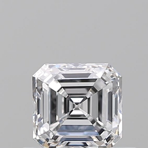 0.5 carat D-VS2 Natūralus Asscher Deimantas (1)