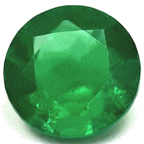 1.59 carat GREEN Round Smaragdas (1)