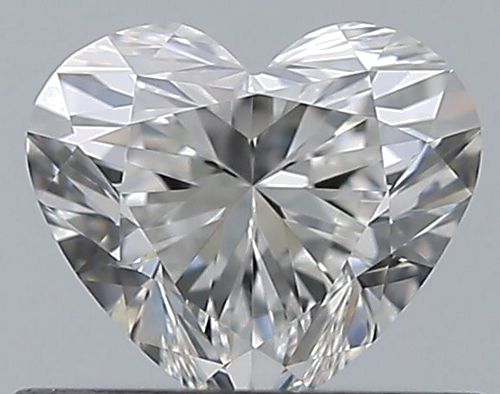 0.42 carat F-IF Natūralus Heart Deimantas (1)