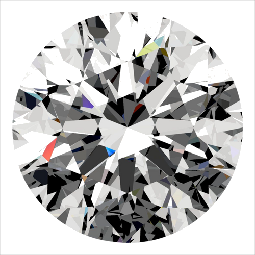 0.33 carat K-VVS1 Excellent cut Natūralus Round Deimantas (1)