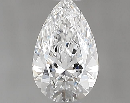 0.37 carat E-VVS2 Natūralus Pear Deimantas (1)