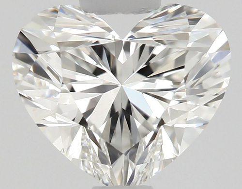 0.75 carat F-VVS2 Natūralus Heart Deimantas (1)