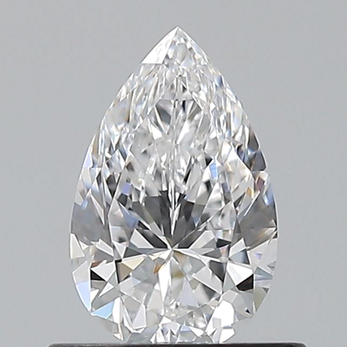 0.6 carat D-VS1 Natūralus Pear Deimantas (1)