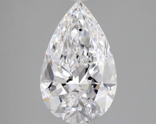 3.01 carat D-FL Natūralus Pear Deimantas (1)
