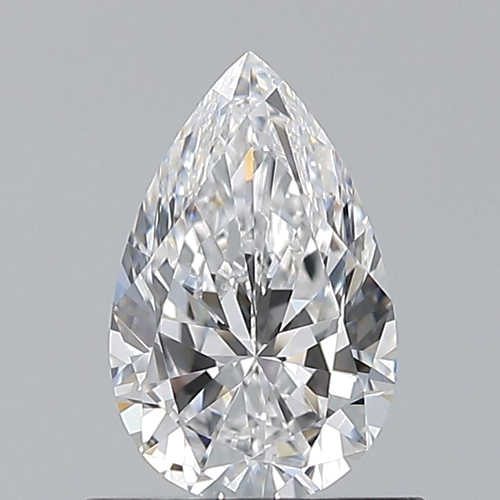 0.7 carat D-VS1 Natūralus Pear Deimantas (1)