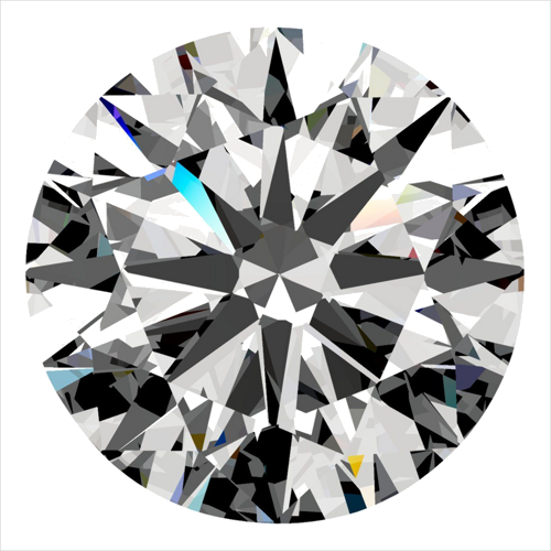 0.3 carat H-SI1 Very Good cut Natūralus Round Deimantas (1)