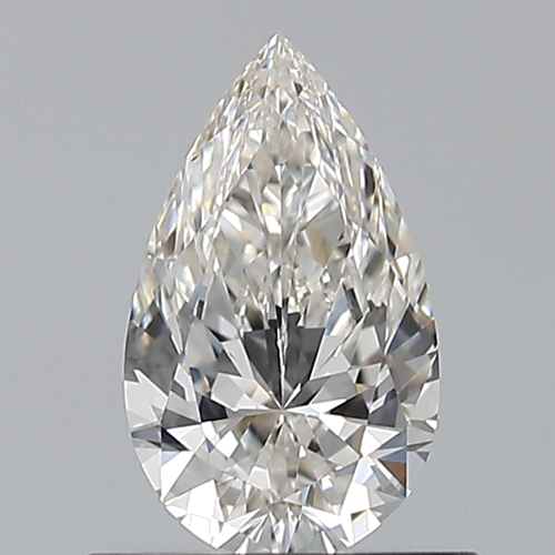 0.6 carat H-VVS2 Natūralus Pear Deimantas (1)