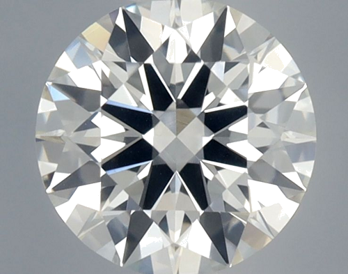 0.49 carat G-SI1 Excellent cut Natūralus Round Deimantas (1)