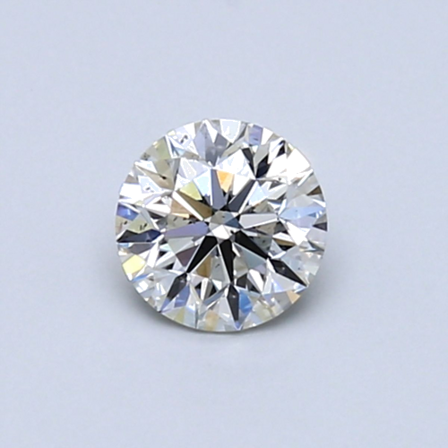 0.51 carat I-SI1 Very Good cut Natūralus Round Deimantas (1)