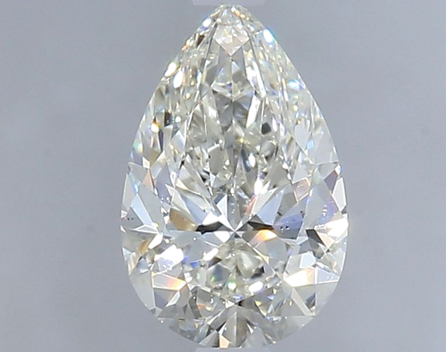 1.0 carat I-SI1 Natūralus Pear Deimantas (1)