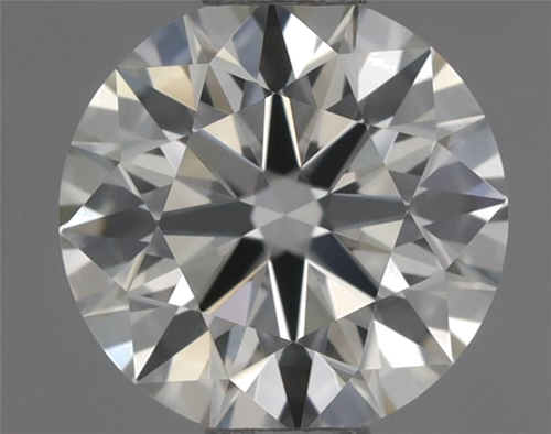 0.53 carat K-VVS1 Excellent cut Natūralus Round Deimantas (1)