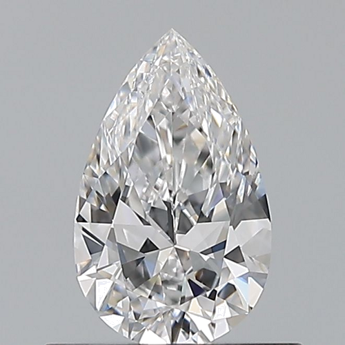 0.5 carat E-IF Natūralus Pear Deimantas (1)