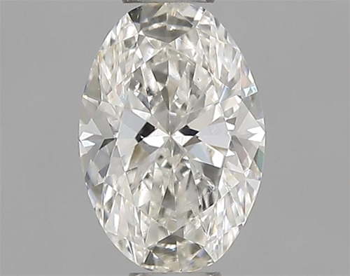 0.45 carat I-SI1 Natūralus Oval Deimantas (1)
