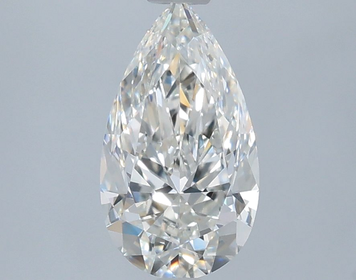 0.64 carat G-IF Natūralus Pear Deimantas (1)