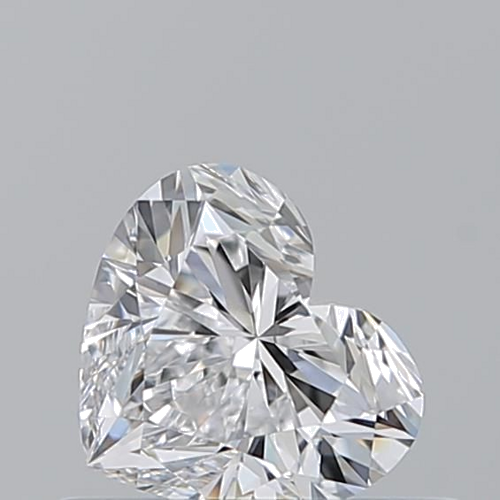 0.5 carat D-VVS2 Natūralus Heart Deimantas (1)