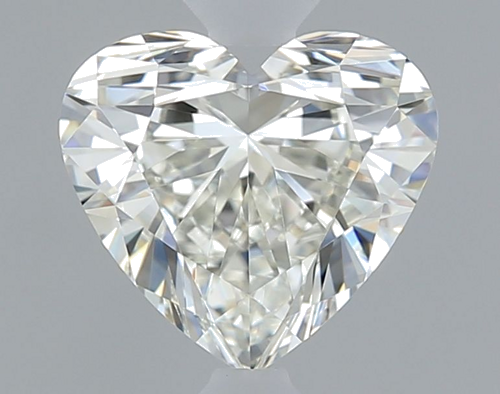 0.52 carat K-VVS1 Natūralus Heart Deimantas (1)