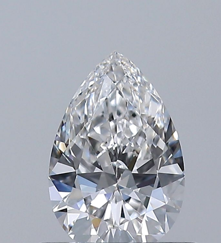 0.5 carat E-SI2 Natūralus Pear Deimantas (1)