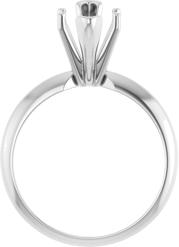 Sužadėtuvių Žiedas „Lightweight V-End Solitaire“ 14k white gold Marquise 13mm x 6mm (2)