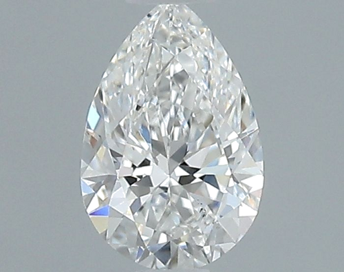 0.33 carat F-SI1 Natūralus Pear Deimantas (1)