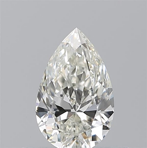0.5 carat J-VVS2 Natūralus Pear Deimantas (1)