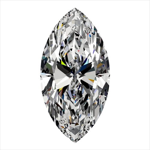 0.54 carat G-VS2 Natūralus Marquise Deimantas (1)