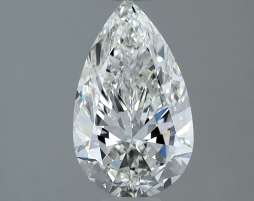1.0 carat H-VVS2 Natūralus Pear Deimantas (1)