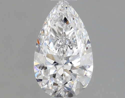 0.49 carat D-VVS2 Natūralus Pear Deimantas (1)
