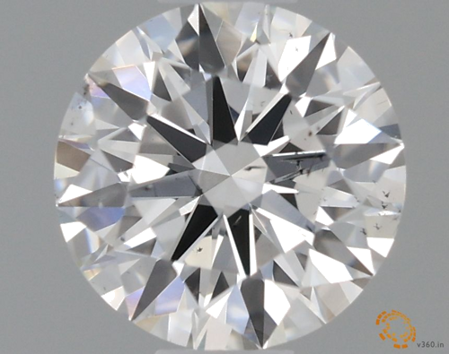 0.51 carat H-SI1 Excellent cut Natūralus Round Deimantas (1)