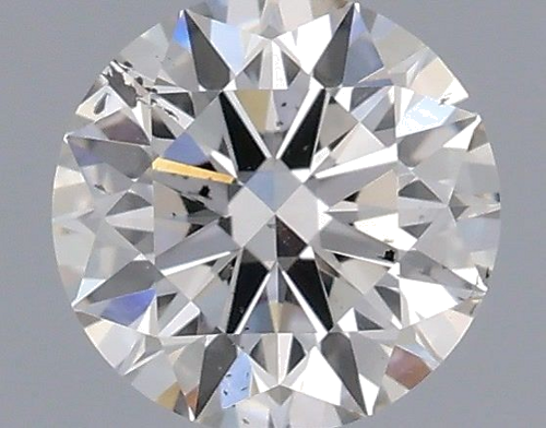 0.36 carat I-SI2 Excellent cut Natūralus Round Deimantas (1)