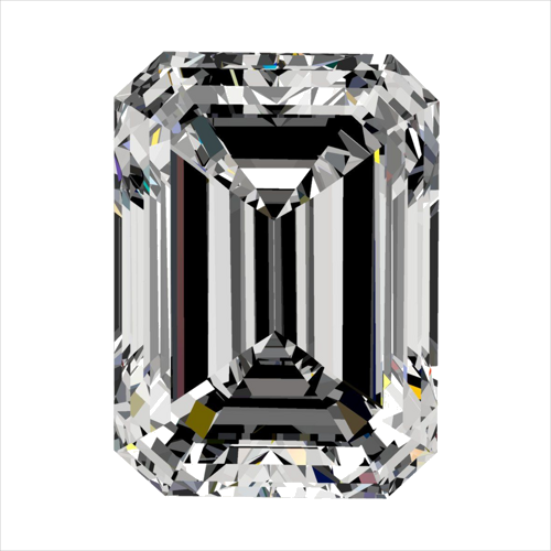 0.3 carat E-VS2 Natūralus Emerald Deimantas (1)