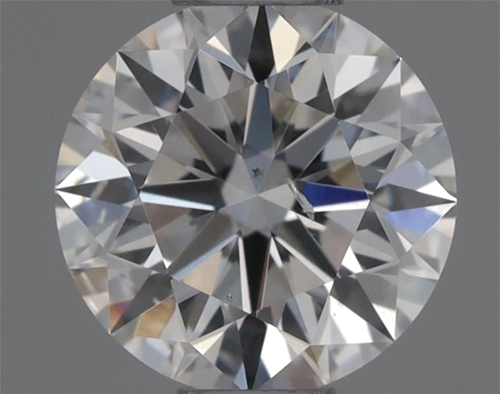 0.42 carat F-SI2 Excellent cut Natūralus Round Deimantas (1)