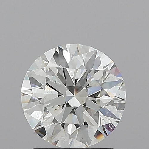 1.71 carat I-SI2 Excellent cut Natūralus Round Deimantas (1)