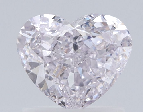 1.12 carat Light  Pink-VS2 Natūralus Heart Deimantas (1)